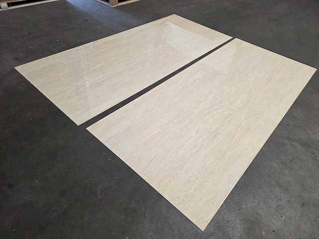Travertine look pvc wandpaneel (5x) - afbeelding 2 van  4