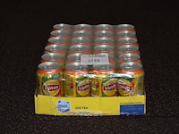 Tray met lipton tea peach. tht 10-2026.