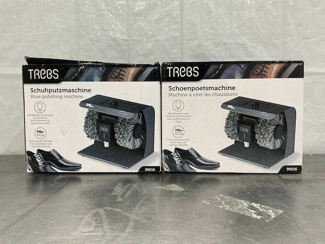 Trebs elektrische schoenpoetsmachine (2x) - afbeelding 1 van  4