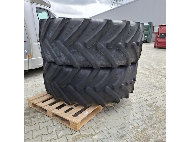 Trekkerband set, leao, 710 70 r42, zwart - afbeelding 1 van  7
