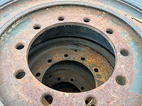 Trelleborg t-900 10.00-20 volrubber industrie band met velg (4x) - afbeelding 3 van  6