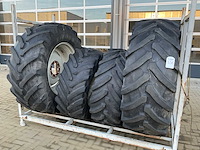 Trelleborg tm800 & bkt agrimax wielen set - afbeelding 1 van  4