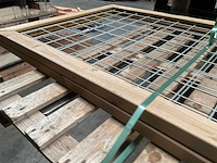 Trellisscherm hout/staal - 180x90 cm (2x) - afbeelding 5 van  10