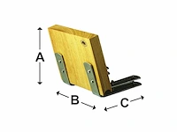 Trem wood platform outboard engine bracket - s30 00 010