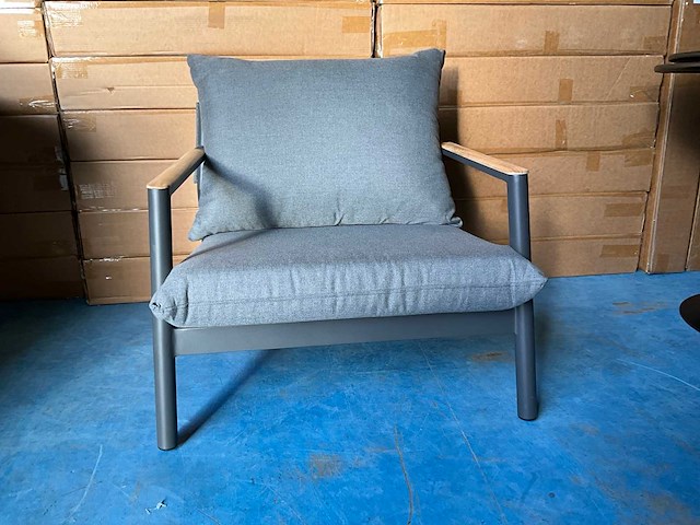 Tremezzo aluminium lounge fauteuil - afbeelding 3 van  8