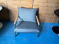 Tremezzo aluminium lounge fauteuil - afbeelding 5 van  8