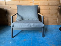 Tremezzo aluminium lounge fauteuil