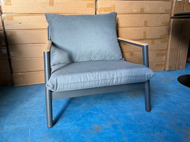 Tremezzo aluminium lounge fauteuil - afbeelding 2 van  8