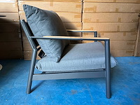 Tremezzo aluminium lounge fauteuil - afbeelding 7 van  8