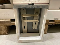 Tremolo langschild sleutelgat 72 mm deurkruksets (40x) - afbeelding 6 van  7