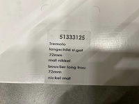 Tremolo langschild sleutelgat 72 mm deurkruksets (40x) - afbeelding 7 van  7