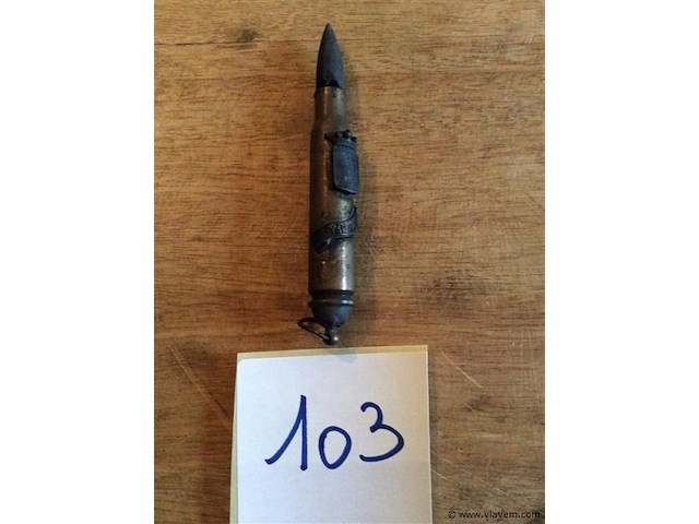 Trench art ieper - afbeelding 1 van  2