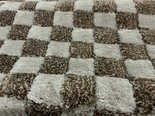 Trendhopper check vloerkleed 160x230cm - afbeelding 3 van  4