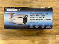 Trendnet tv-ip344pi indoor/outdoor 4mp bullet network camera - afbeelding 1 van  2