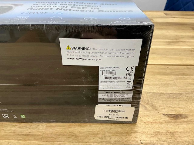 Trendnet tv-ip344pi indoor/outdoor 4mp bullet network camera - afbeelding 2 van  2