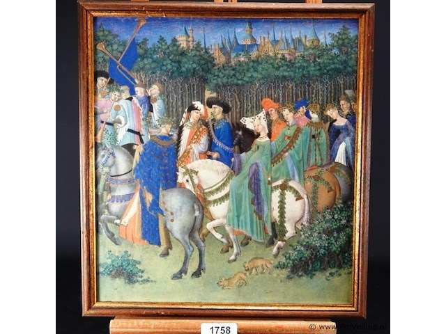 Très riches heures du duc de berry. frères limbourg - afbeelding 1 van  5