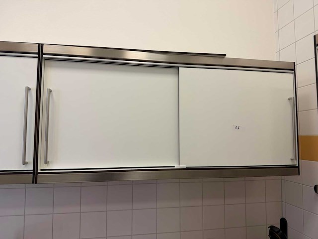 Trespa rvs hangkast 129cm - afbeelding 1 van  2