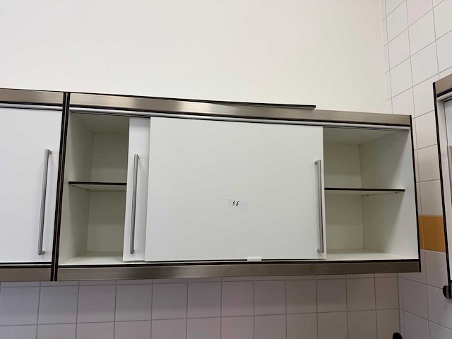 Trespa rvs hangkast 129cm - afbeelding 2 van  2