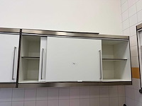 Trespa rvs hangkast 129cm - afbeelding 2 van  2