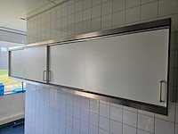 Trespa/rvs wandkast - afbeelding 1 van  5