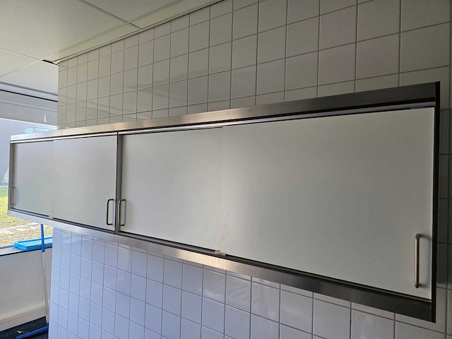 Trespa/rvs wandkast - afbeelding 2 van  5