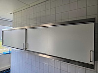Trespa/rvs wandkast - afbeelding 2 van  5