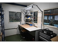 Treston werkplaats sta-bureau met verlichting - afbeelding 1 van  5