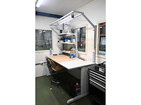 Treston werkplaats sta-bureau met verlichting - afbeelding 2 van  5