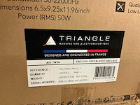 Triangle aio twin groen 2-delige speakerset - afbeelding 4 van  4