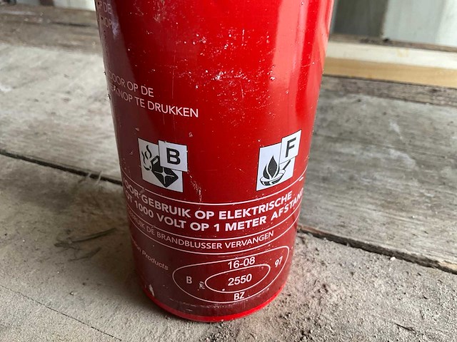 Trias schuim 0,75 liter brandblusser (2x) - afbeelding 3 van  5