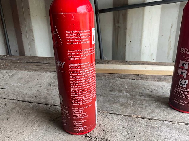 Trias schuim 0,75 liter brandblusser (2x) - afbeelding 5 van  5