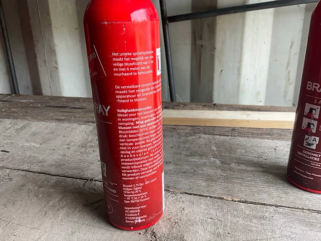Trias schuim 0,75 liter brandblusser (2x) - afbeelding 5 van  5