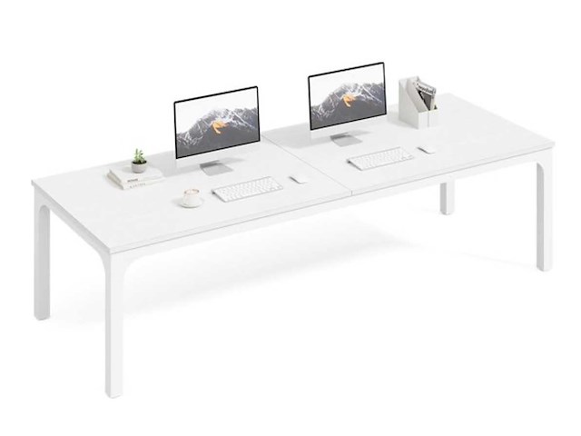 Tribesigns - dubbel lang bureautafel - afbeelding 1 van  4