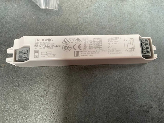 Tridonic pc basic 1x18-24w sl (15x) - afbeelding 2 van  2