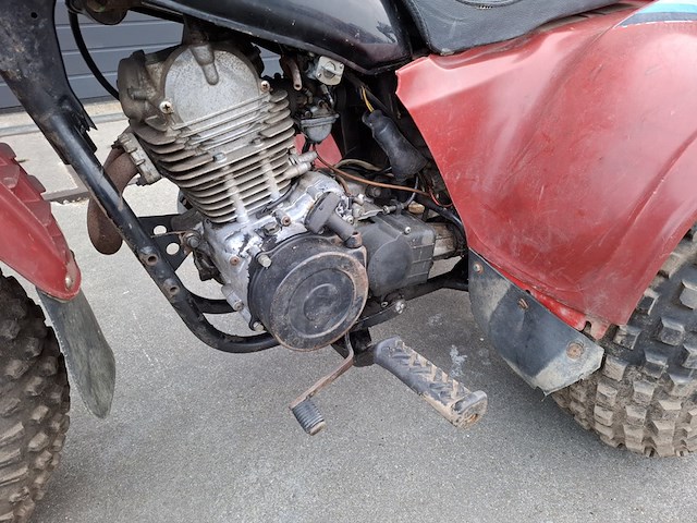 Trike, kawasaki, 185cc, rood - afbeelding 5 van  21