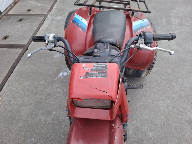 Trike, kawasaki, 185cc, rood - afbeelding 7 van  21