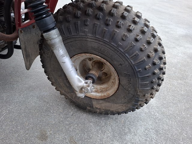 Trike, kawasaki, 185cc, rood - afbeelding 8 van  21