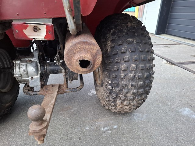 Trike, kawasaki, 185cc, rood - afbeelding 20 van  21