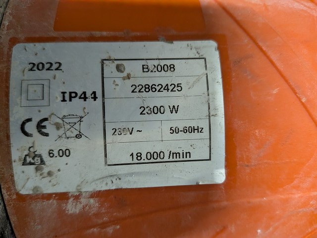 Trilnaald 38mm 3m 230v ~ enarco, b2008 / tdx3m / ax40, bouwjaar 2022 - afbeelding 5 van  6