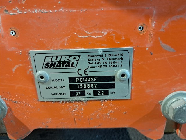 Trilplaat - 14kn - 230v euro shatal, pc1443e, bouwjaar 2014 - afbeelding 3 van  8