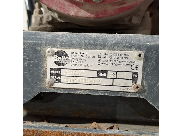 Trilplaat - 16kn - benzine altrad belle, pcx 12/36, 2012 - afbeelding 4 van  9