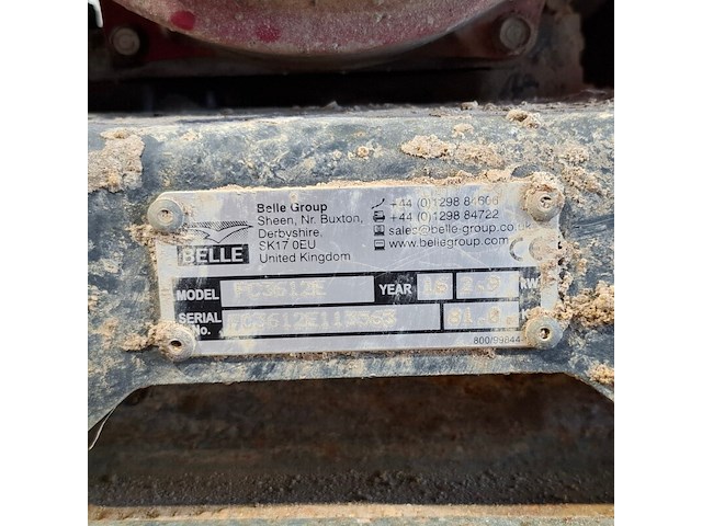 Trilplaat - 16kn - benzine, altrad belle, pcx 12/36, 2016 - afbeelding 5 van  13