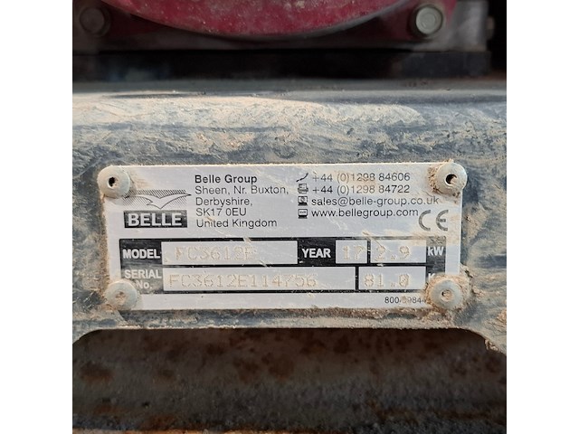 Trilplaat - 16kn - benzine, altrad belle, pcx 12/36, 2017 - afbeelding 5 van  13