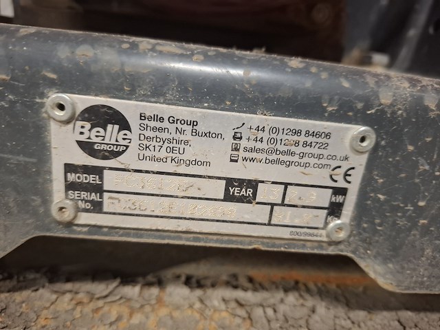 Trilplaat - 16kn - benzine altrad belle, pcx 12/36, bouwjaar 2013 - afbeelding 4 van  6