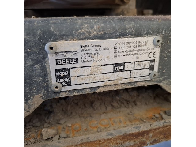 Trilplaat - 16kn - benzine altrad belle, pcx 12/36, bouwjaar 2016 - afbeelding 9 van  9