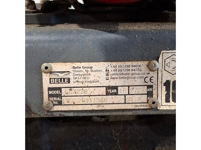 Trilplaat 11kn benzine altrad belle, pclx 320, bouwjaar 2016 - afbeelding 9 van  11