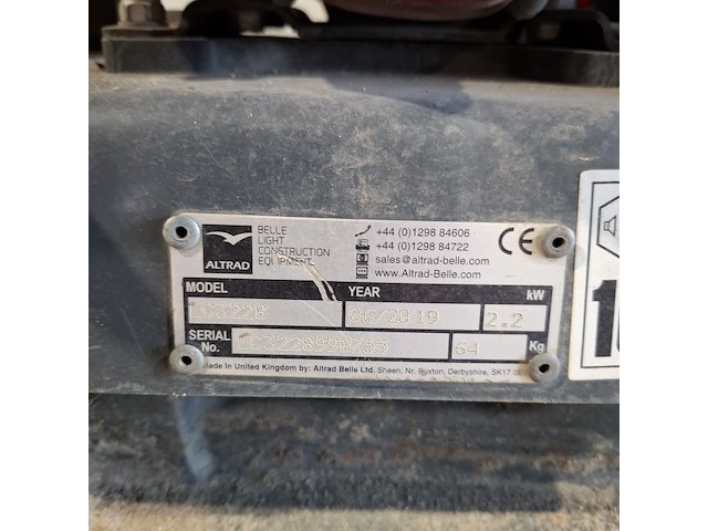 Trilplaat 11kn benzine altrad belle, pclx 320, bouwjaar 2019 - afbeelding 4 van  7