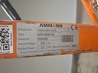 Trilplaat 25kn diesel ammann, apr25/50, bouwjaar 2022 - afbeelding 4 van  9