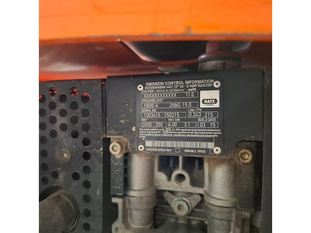 Trilplaat 35kn diesel vooruit en achteruit bomag, bpr 35/60 d, bouwjaar 2015 - afbeelding 5 van  7