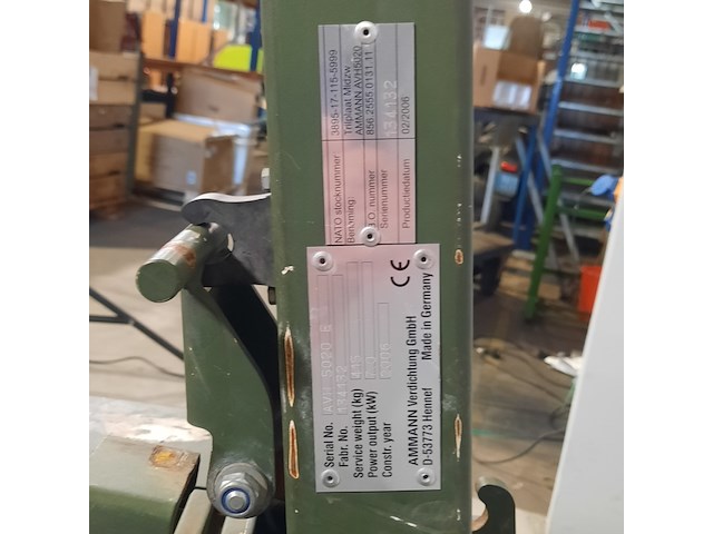 Trilplaat, ammann, avh 5020 e, 2006 - afbeelding 3 van  11